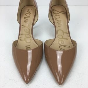 NWOT Sam Edelman Tesla Leather d’Orsay Pump Tan